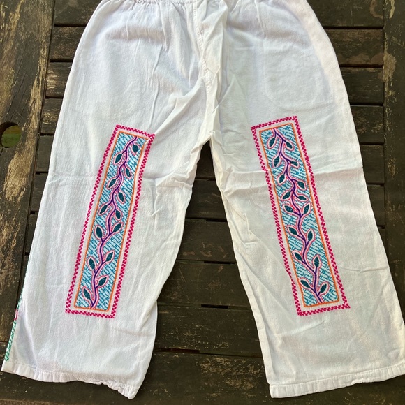 Icaros shipibo embroidered pants and shirt - Picture 7 of 13